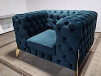 Capitonné fauteuil - ca. 100x128x84 cm - afbeelding 1 van  5