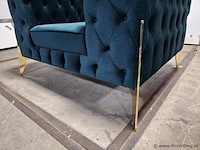 Capitonné fauteuil - ca. 100x128x84 cm - afbeelding 2 van  5