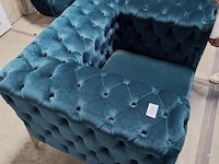 Capitonné fauteuil - ca. 100x128x84 cm - afbeelding 4 van  5