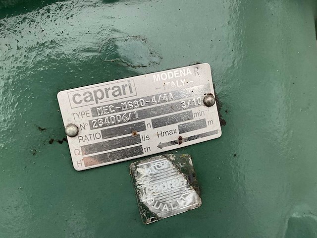Caprari mec-mg80 4/4a beregeningspomp - afbeelding 5 van  5