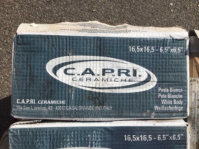 C.a.p.ri-ceramiche - crème - 16,5x16,5 cm - 25,26m2 - wandtegel - afbeelding 5 van  5