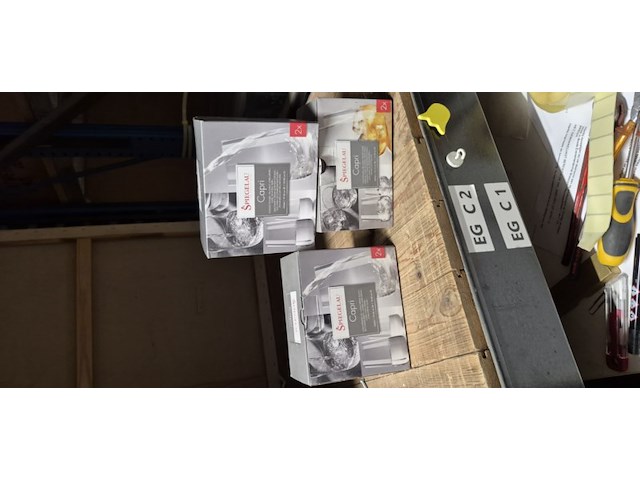 Capri glazen sets 2 pcs aantal 3 sets. - afbeelding 3 van  3