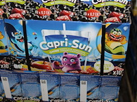 Capri sun monster alarm op pallet. totaal 180 doosjes met 10x 200 ml. tht 8-26. - afbeelding 3 van  3