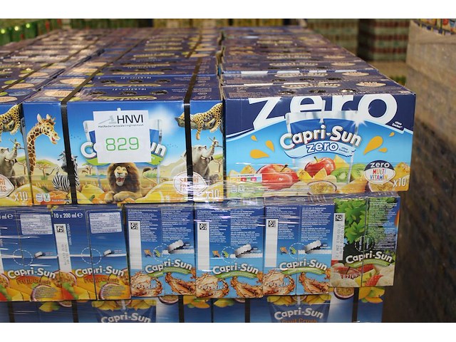 Capri sun w.o. multivitamin en tropical op pallet. totaal 288 doosjes met 10x 200 ml. tht 5-26. - afbeelding 3 van  3