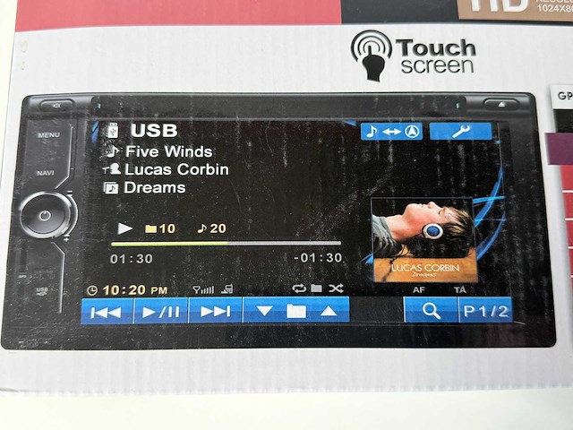 Car dvd player dubbel din. hd high resolution. - afbeelding 2 van  9