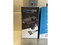 Car q15 bluetooth fm transmitter - carkit (10x) - afbeelding 3 van  6