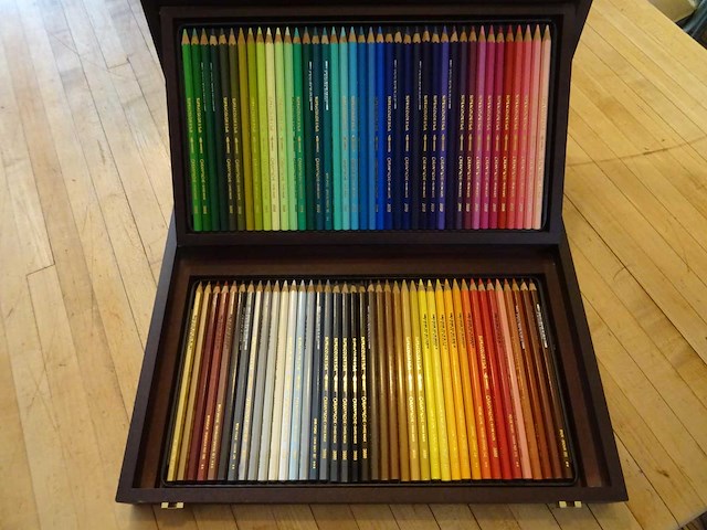Caran d'ache - supracolor soft - aquarelpotlood (80x) - afbeelding 2 van  3