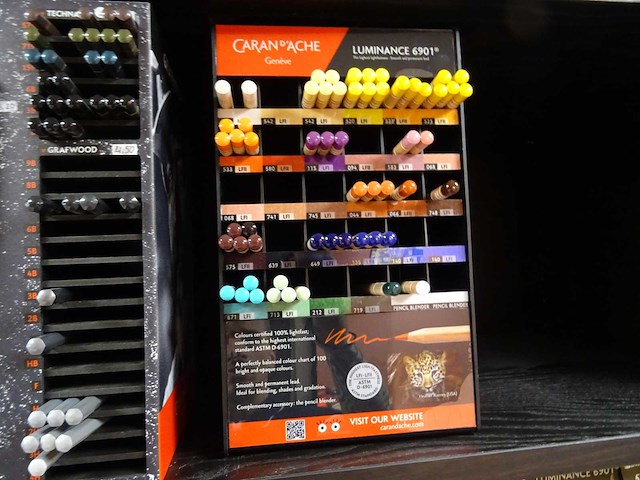 Caran d'arche - potlood, grafiet en waspastel (2100x) - afbeelding 4 van  6