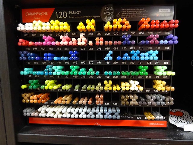 Caran d'arche - potlood, grafiet en waspastel (2100x) - afbeelding 5 van  6