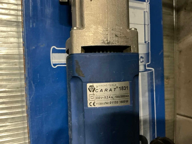 Carat 1831 diamantboormachine met koffer - afbeelding 3 van  3