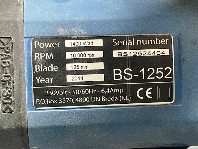 Carat bs-1252 diamant slijpmachine - afbeelding 6 van  6