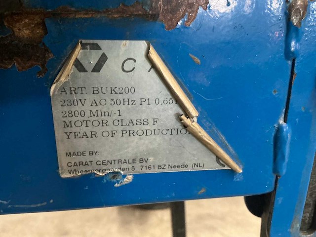 Carat buk200 steenzaagmachine - afbeelding 3 van  7