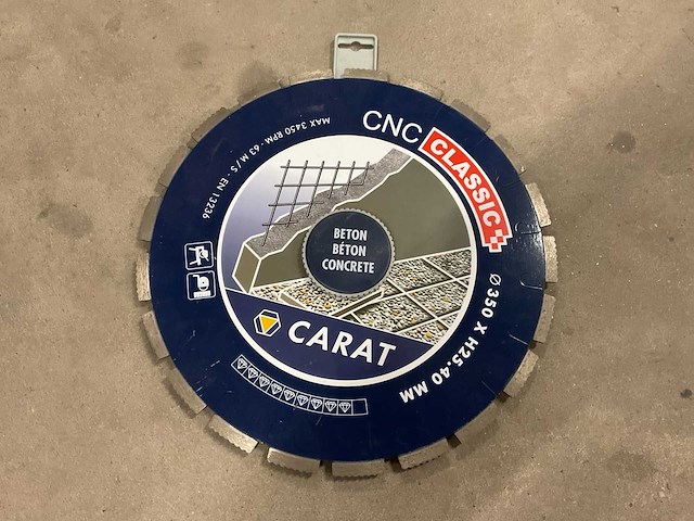 Carat cnc classic 350xh25.40mm diamant zaagblad - afbeelding 1 van  1
