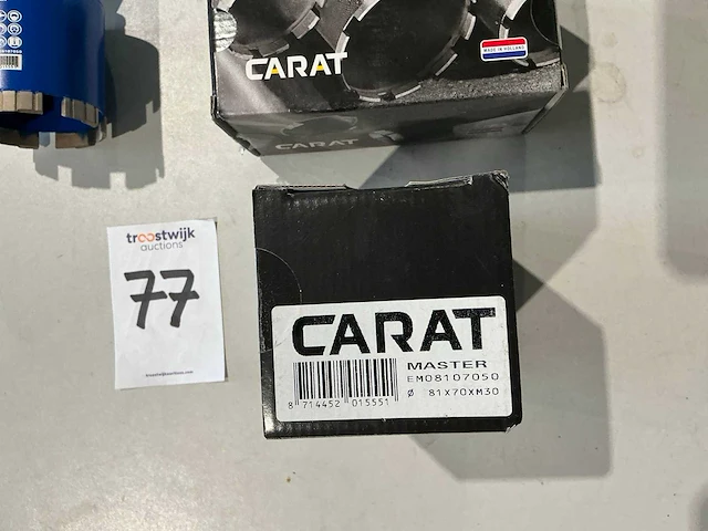 Carat master drill kernboor ø81 mm (3x) - afbeelding 4 van  4