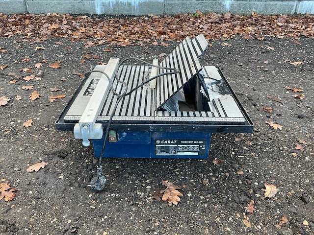 Carat microcoup 180 alu tegelzaagmachine - afbeelding 6 van  9