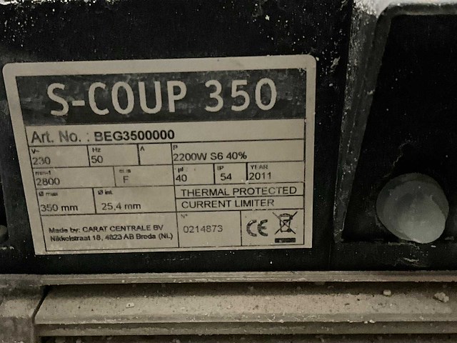 Carat s-coup 350 tegelzaagmachine - afbeelding 6 van  6