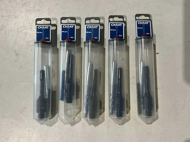 Carat sds-plus m16 adapter met centreerboor (5x) - afbeelding 1 van  4