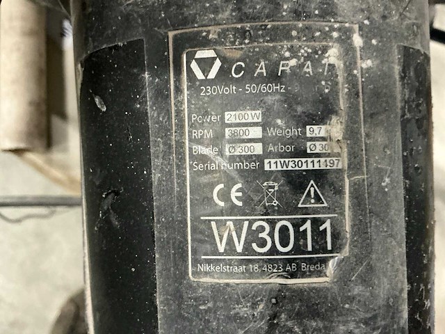 Carat w3011 sleuvenslijpmachine - afbeelding 4 van  4