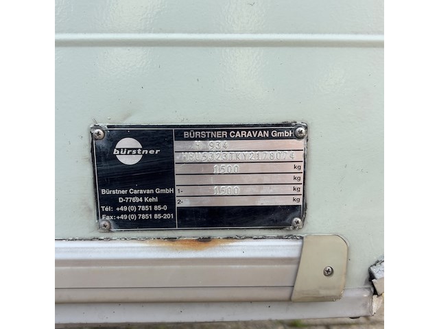 Caravan, buerstner, 5323, 2000 - afbeelding 4 van  23