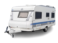 Caravan en gesloten aanhangwagen