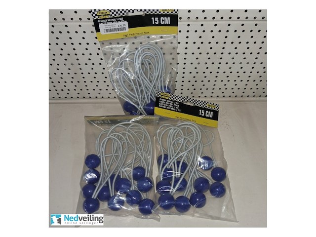 Caravan tent span elastiek bal 15 cm (12 per verpakking) - afbeelding 3 van  3