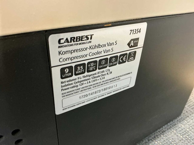 Carbest van s compressor koelbox - afbeelding 5 van  5