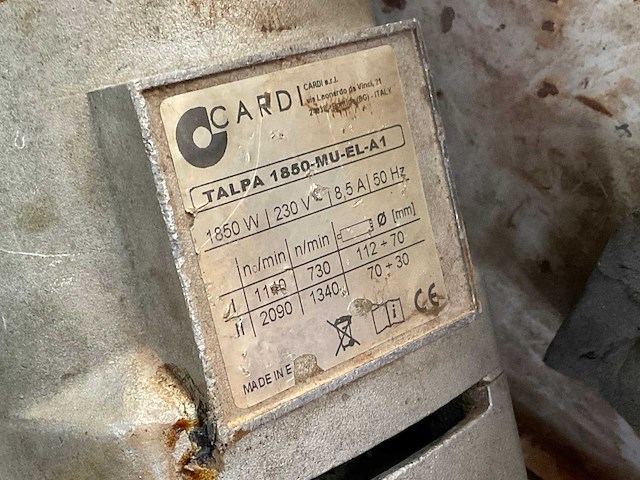 Cardi talpa 1850-mu-el-a1 kernboormachine - afbeelding 3 van  3