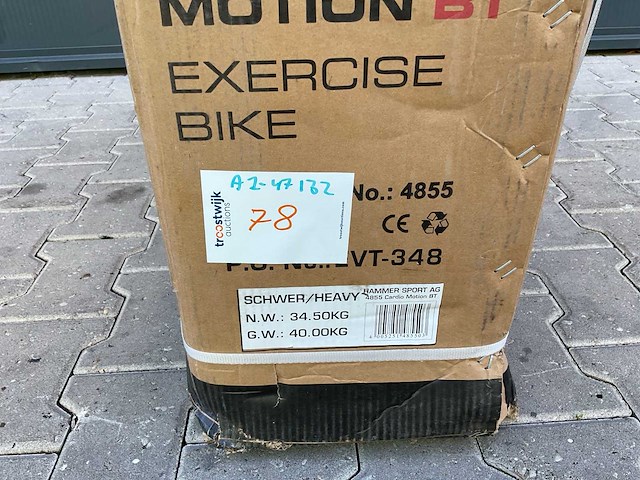 Cardio motion bt - ergometer - home trainer - afbeelding 8 van  16