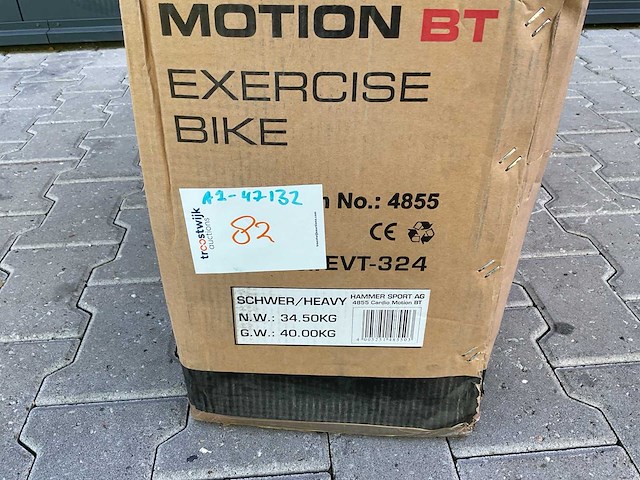 Cardio motion bt - ergometer - home trainer - afbeelding 8 van  14