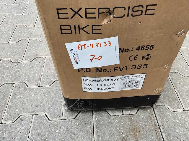 Cardio motion bt - ergometer - home trainer - afbeelding 4 van  12