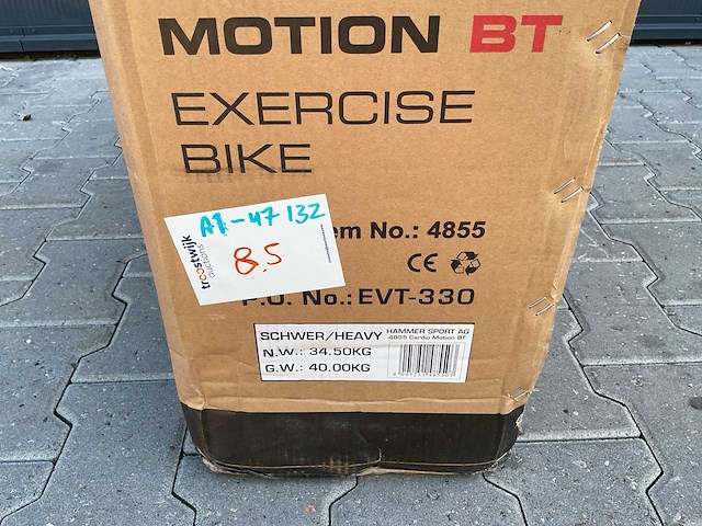 Cardio motion bt - ergometer - home trainer - afbeelding 8 van  16