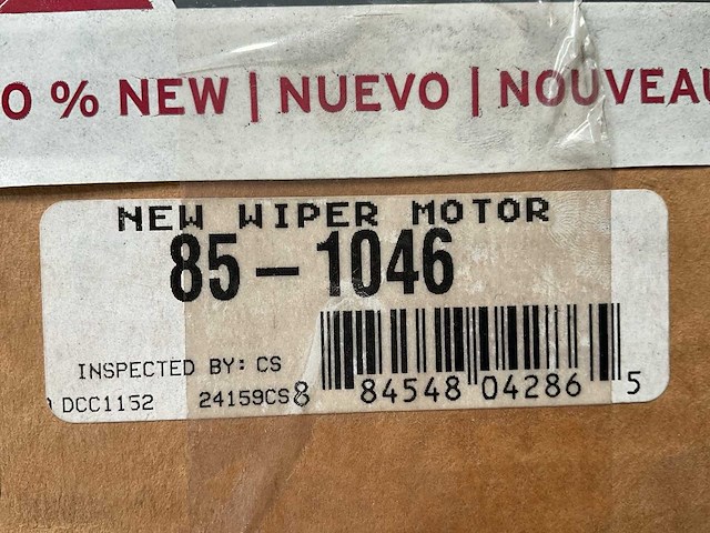 Cardone 85-1046 wiper motor - afbeelding 3 van  4