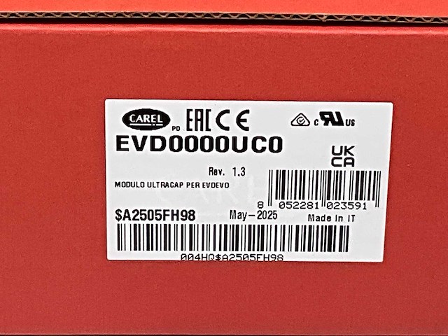 Carel evd0000uc0 ultracap module voor evd evo (spanningsval beveiliging) - afbeelding 8 van  8