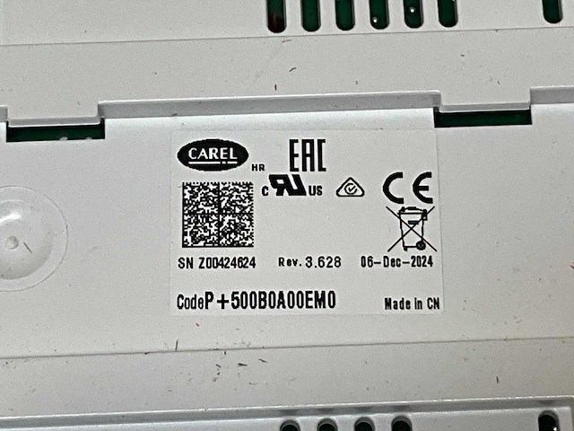 Carel p+500b0a00em0 regelaar pco5+ medium, fb/bms no opto, no usb, pgd1 inbouw - afbeelding 6 van  9