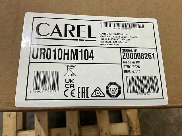 Carel ur010hm104 stoombevochtiger - afbeelding 6 van  8