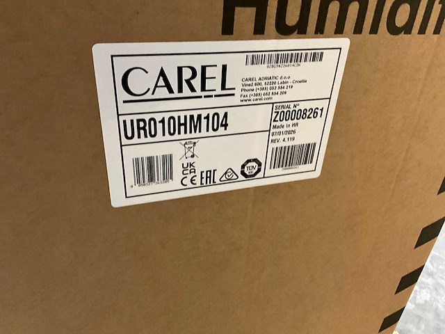Carel ur010hm104 stoombevochtiger - afbeelding 7 van  8