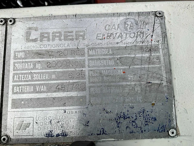 Carer z 20 rec vorkheftruck - afbeelding 1 van  10
