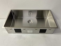 Caressi - rechthoek - capp74r10 spoelbak - 78x44x18 cm - afbeelding 1 van  10