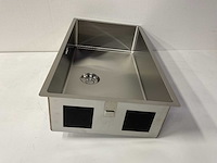 Caressi - rechthoek - capp74r10 spoelbak - 78x44x18 cm - afbeelding 4 van  10