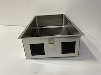 Caressi - rechthoek - capp74r10 spoelbak - 78x44x18 cm - afbeelding 6 van  10