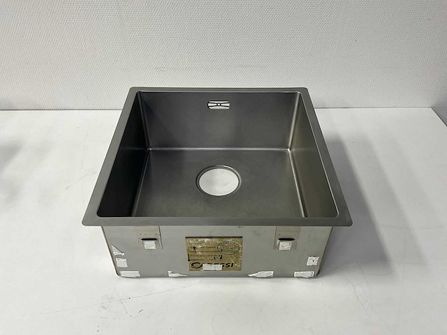 Caressi - rvs spoelbak - 44x44x18,4 cm - afbeelding 1 van  4