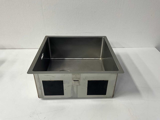 Caressi - rvs spoelbak - 44x44x18,4 cm - afbeelding 3 van  4
