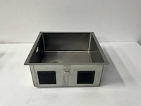 Caressi - rvs spoelbak - 44x44x18,4 cm - afbeelding 3 van  4