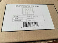 Caressi granieten spoelbak 54x44cm - afbeelding 2 van  2