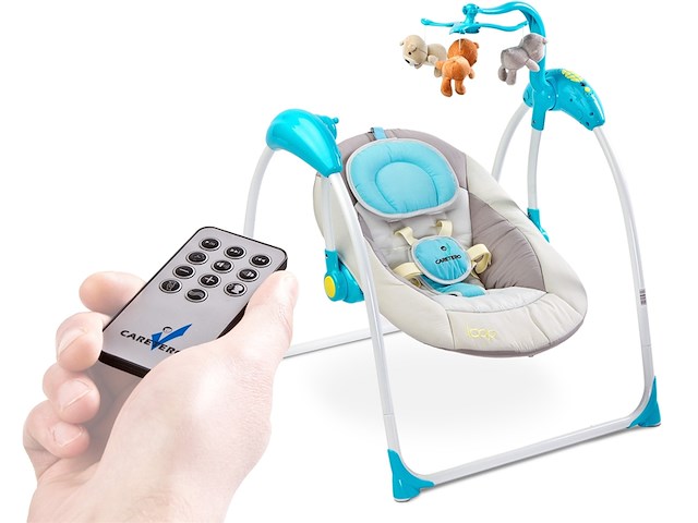 Caretero elektrische schommelstoel lus munt - afbeelding 2 van  6