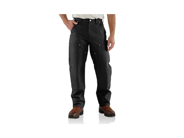 Carhartt duck double front losvallende broek grijs 34 / 32 - afbeelding 1 van  1