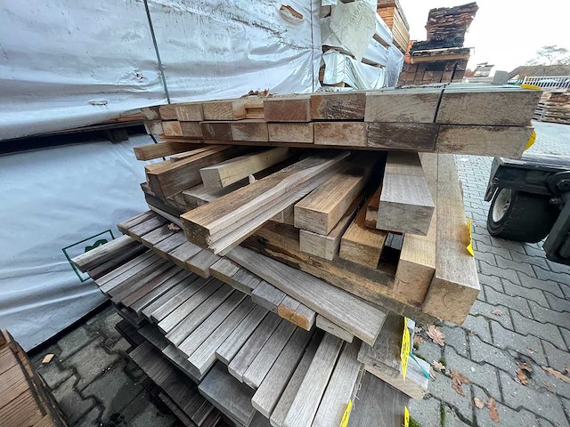 Caribisch eiken planken geschaafd 1000-1500x115x45mm (17x) - afbeelding 3 van  3