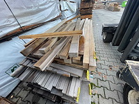 Caribisch eiken regels geschaafd 1500x65x45mm (18x) - afbeelding 1 van  3