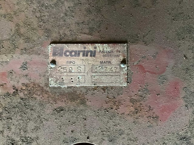 Carini 250s haakse tandwielkast / hoekoverbrenging - afbeelding 6 van  6