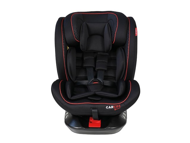 Carkids isize autostoeltje darcy 360 isofix zwart/rood - afbeelding 2 van  5